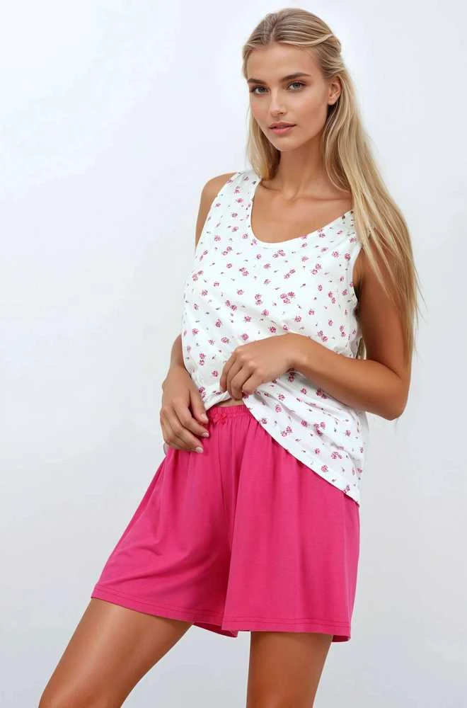 Pižama moterims su rožių raštais Rose Blossom
