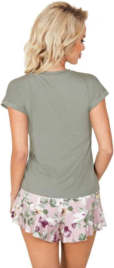 Pižama Nicola 1/2 Olive