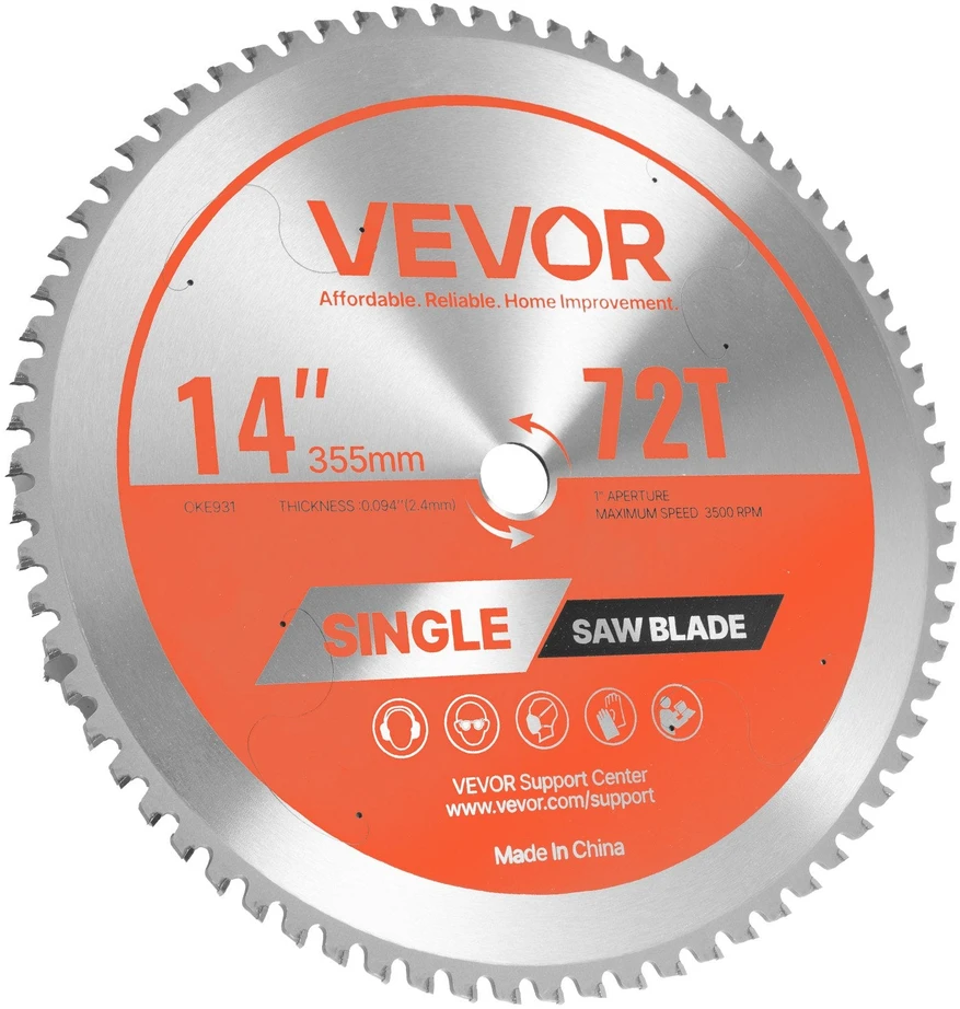 VEVOR Diskinis pjūklas metalo pjovimui 355 mm