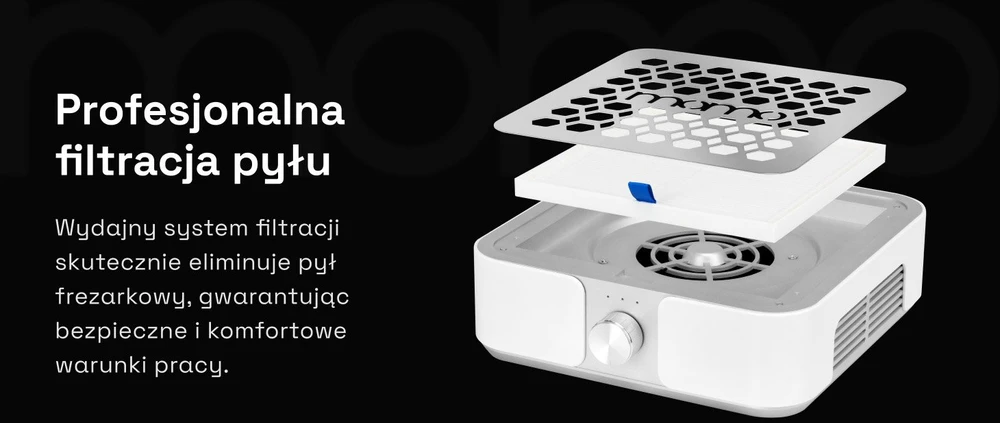 Activeshop Manikiūro dulkių surinkėjas Momo P30 60W, baltas