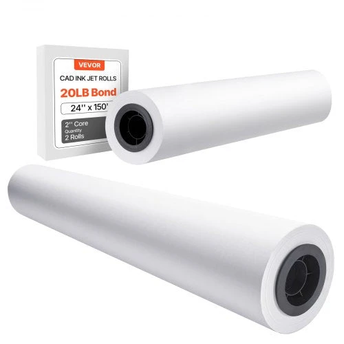 VEVOR Plataus formato popierius 609.6 mm x 45.7 m