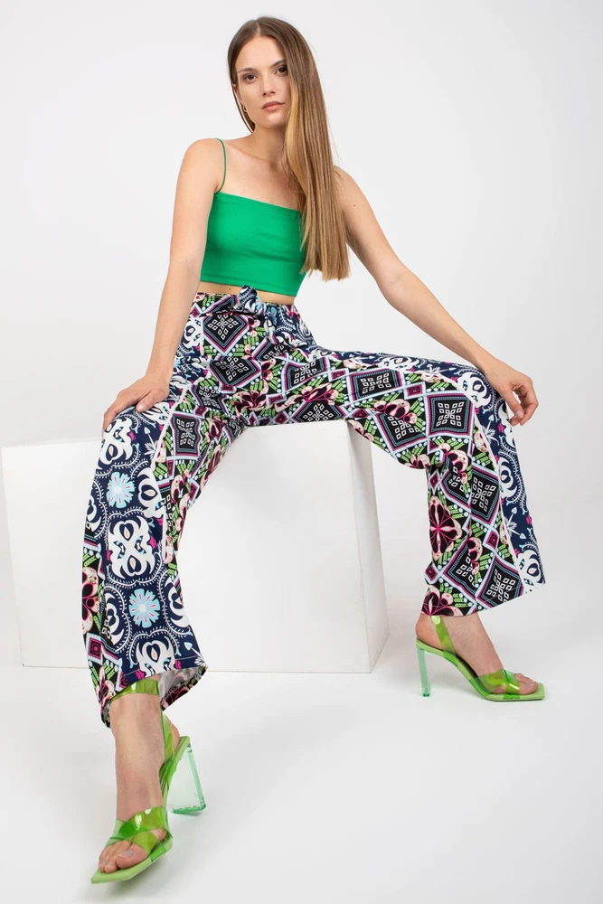 Plačios moteriškos kelnės Italy Moda