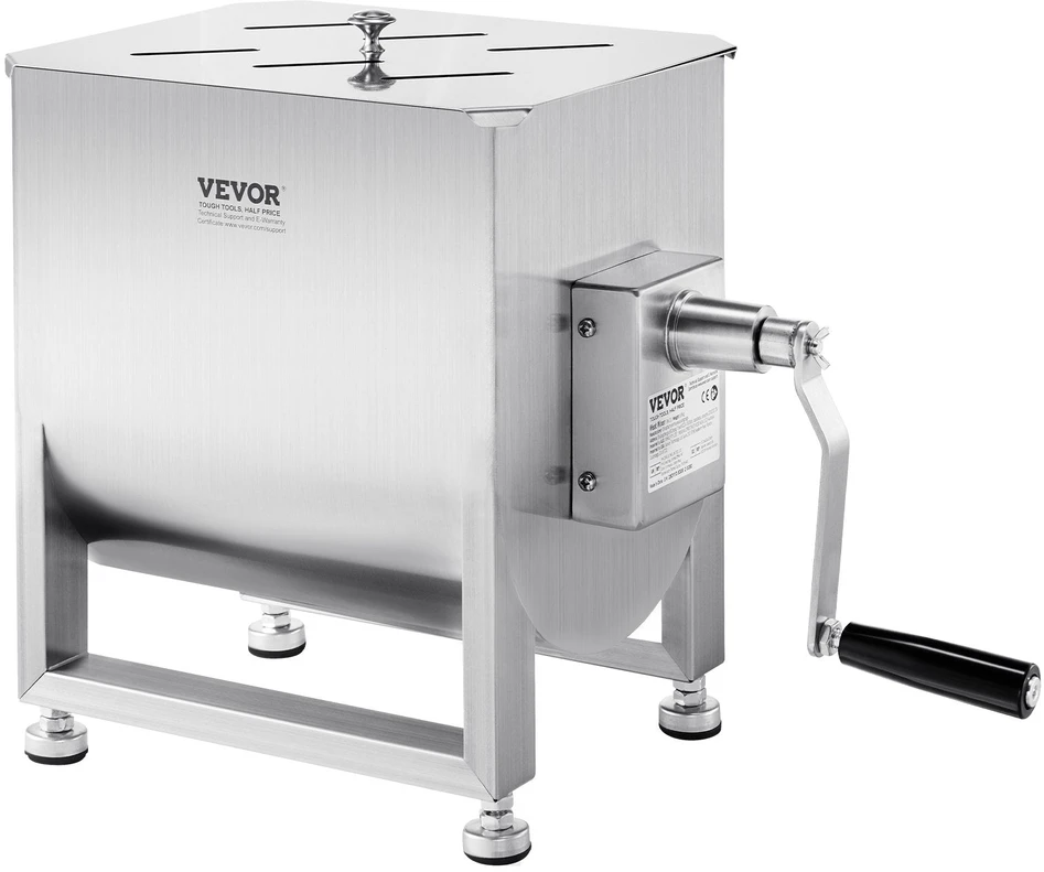 VEVOR Rankinė mėsmalė dešroms, 60 l talpa