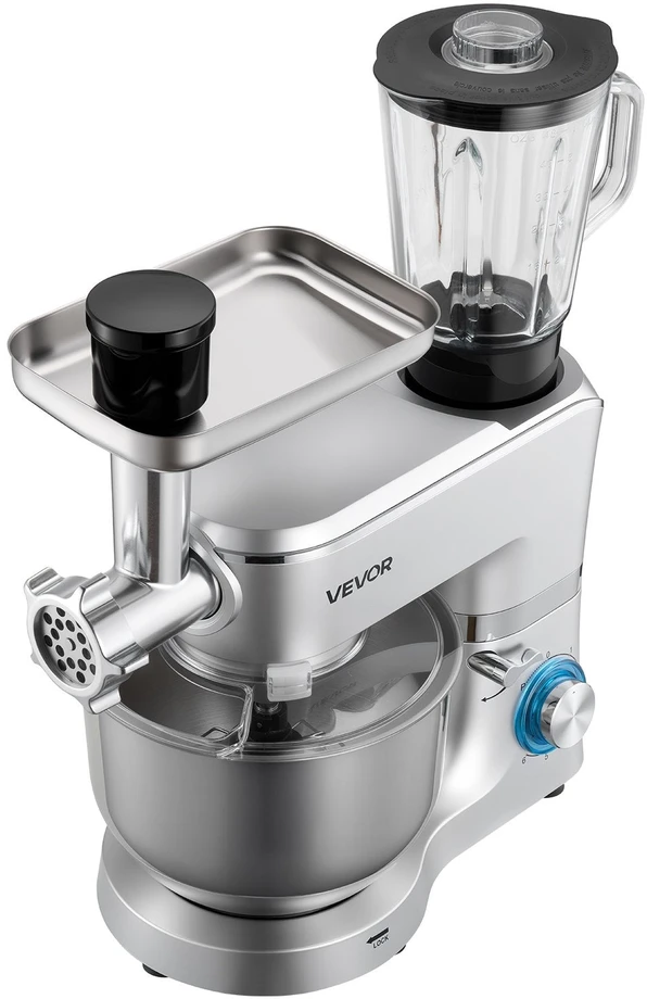 Plakiklis VEVOR Elektrinis virtuvės mikseris 6 L talpos