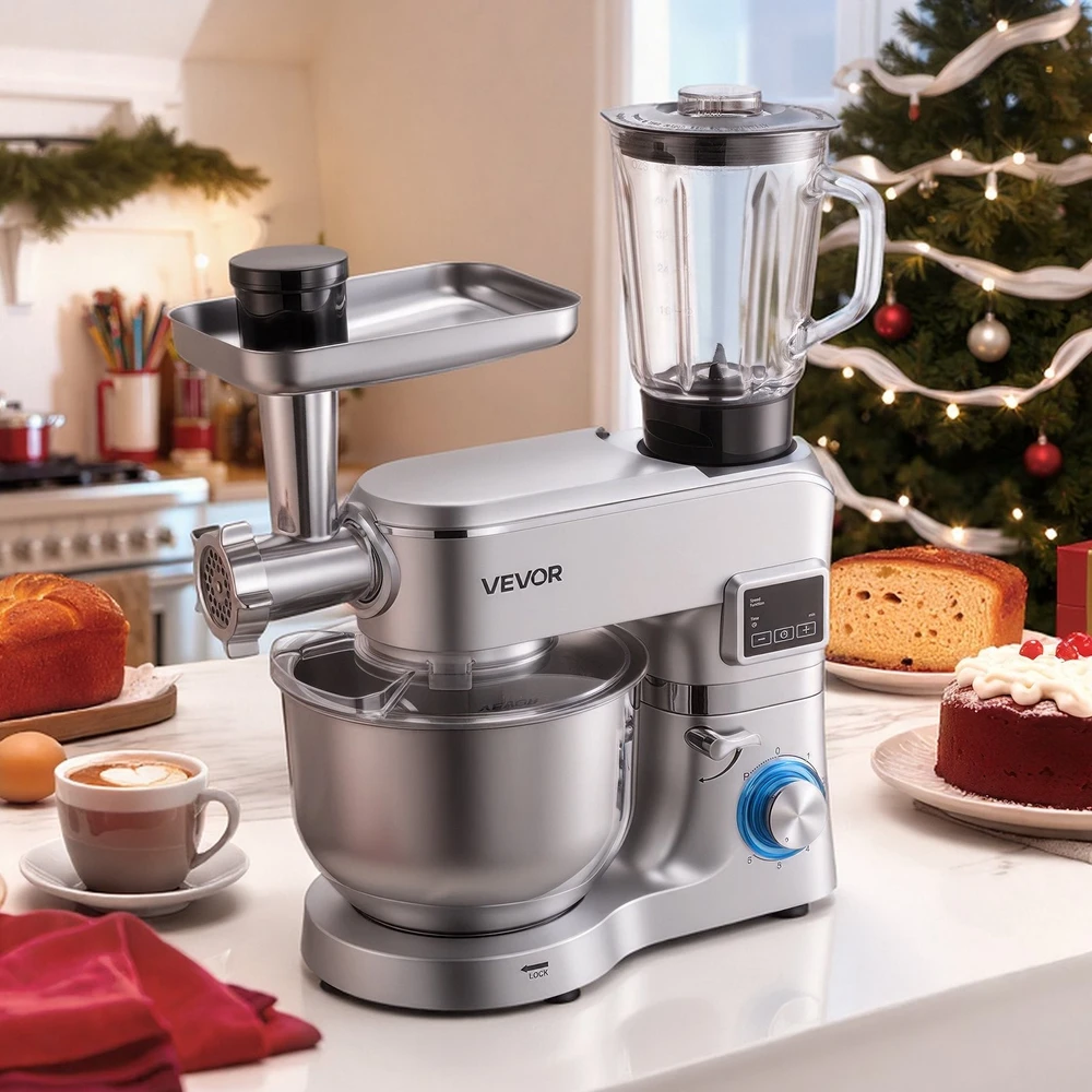 Plakiklis VEVOR Virtuvinis maišytuvas su 5.7 L dubeniu