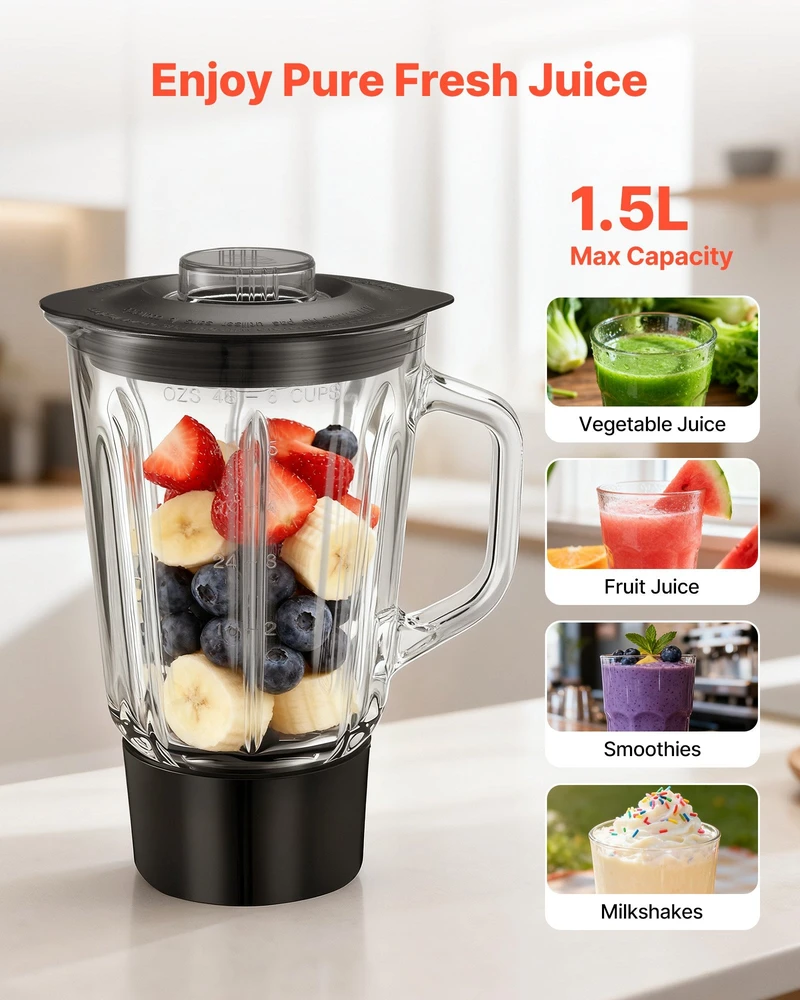 Plakiklis VEVOR Universalus virtuvės maišytuvas 7,8 L 1500W