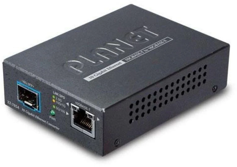 „Planet“ XT-705A tinklo keitiklis, 10 000 Mbit/s, daugiafunkcis, vieno prievado
