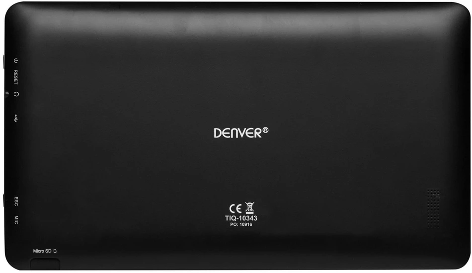 Planšetė Denver TIQ-10394 25,6 cm (10,1") 1 GB 32 GB Wi-Fi 4 (802.11n) Suderinamas su Android 8.1 Go leidimu
