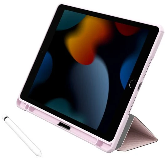 Planšetės dėklas AmazingThing Titan Pro Folio iPad Air 11" M3/M4, rožinis