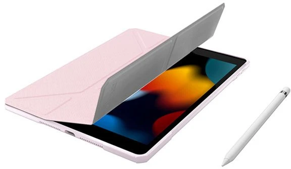 Planšetės dėklas AmazingThing Titan Pro Folio iPad Air 11" M3/M4, rožinis