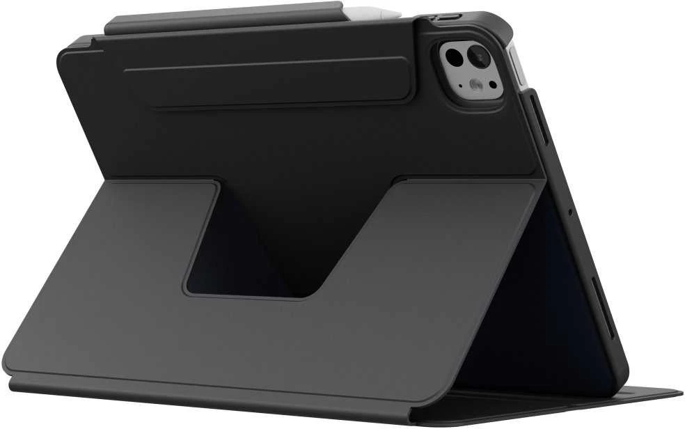 Dėklas UNIQ Rovus Snapmount Magnetic 360 Rotating Detachable skirtas Apple iPad Pro 11" M4 (2024) juodos spalvos