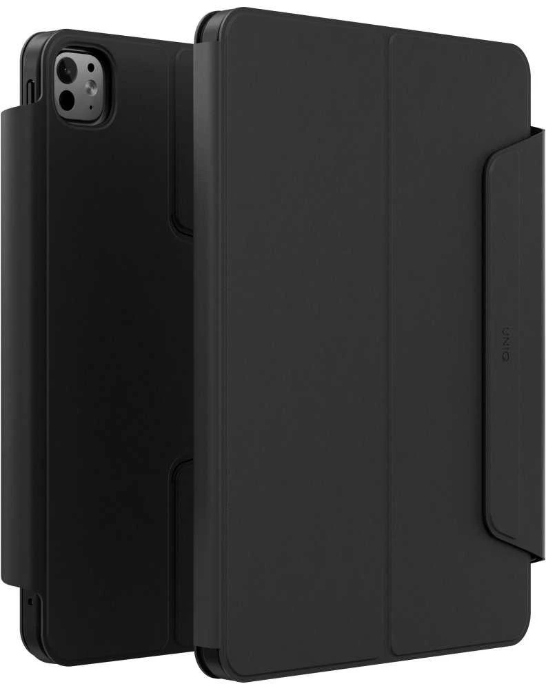 Dėklas UNIQ Rovus Snapmount Magnetic 360 Rotating Detachable skirtas Apple iPad Pro 11" M4 (2024) juodos spalvos