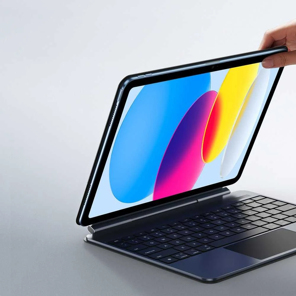 Dėklas su klaviatūra Dux Ducis (MK series) skirtas Apple iPad 10″ (2022) Apple iPad 11″ (2025) – juodos spalvos