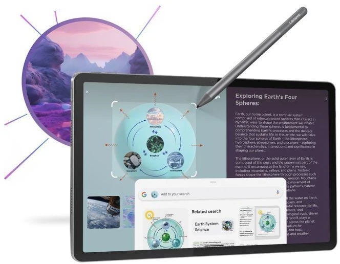 Planšetinis kompiuteris Lenovo Idea Tab 11" Wi-Fi 8GB/128GB Luna Pilkas