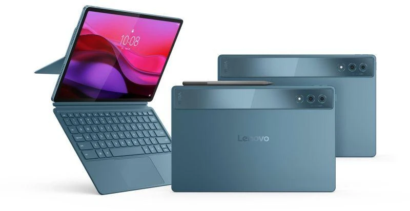Lenovo „Yoga Tab Plus“ „Qualcomm Snapdragon“ 256 GB 32,3 cm (12,7 colio) 3K 16 GB „Wi-Fi 7“ (802.11be) „Android 14“ žalsvai mėlyna