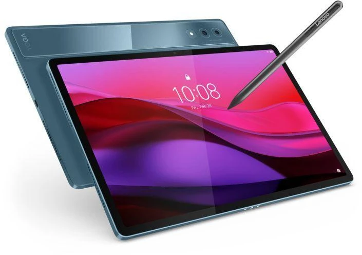 Lenovo „Yoga Tab Plus“ „Qualcomm Snapdragon“ 256 GB 32,3 cm (12,7 colio) 3K 16 GB „Wi-Fi 7“ (802.11be) „Android 14“ žalsvai mėlyna