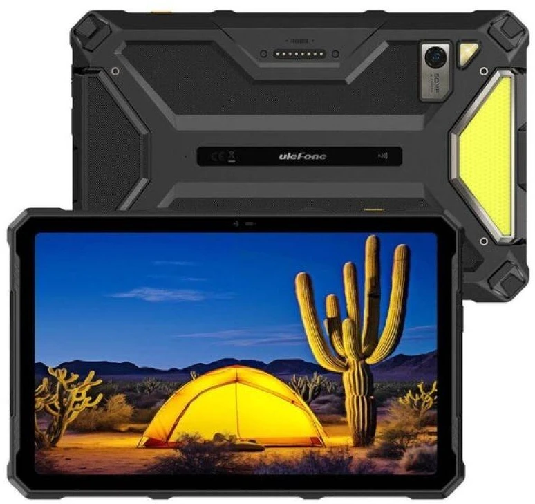 Planšetė ULF Ulefone Armor Pad 4 Ultra 5G Mediatek LTE-TDD & LTE-FDD 256 GB 26,3 cm (10.4") 8 GB Wi-Fi 5 (802.11ac) Android 14 Juoda