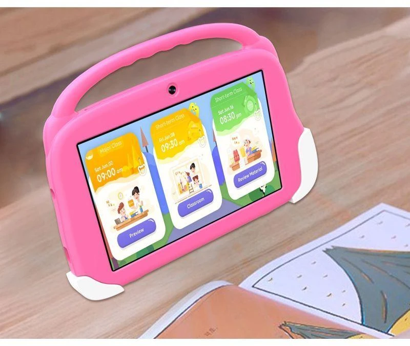 Planšetė Blow KidsTAB8 4G planšetinis kompiuteris 4/64GB rožinis dėklas
