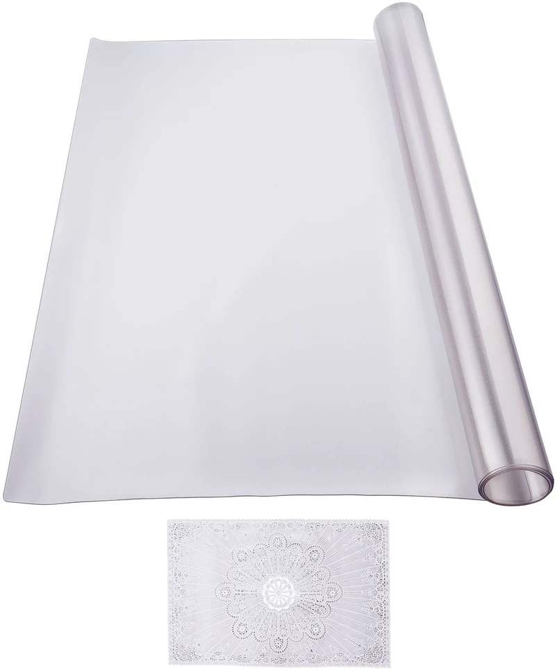 VEVOR pvc stalo apsauga 90x150 cm matinė 1.5mm