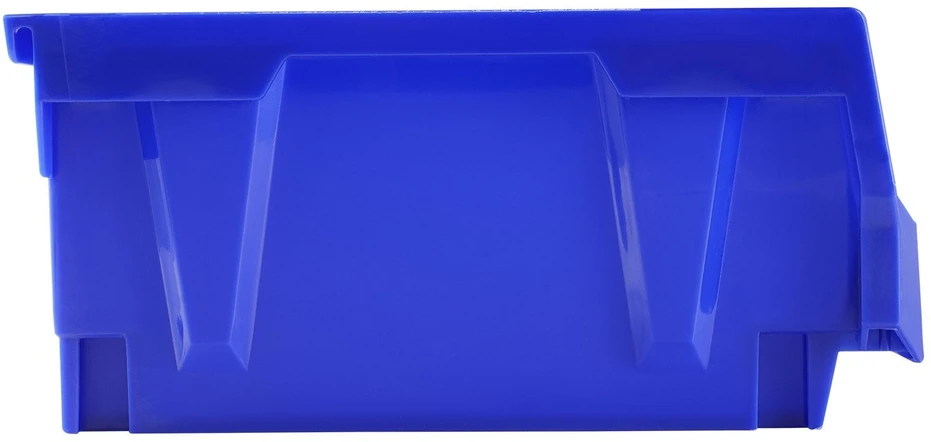VEVOR Plastikinė saugojimo dėžė, kabinama ir sukraunama, mėlyna/raudona, 6 vnt.