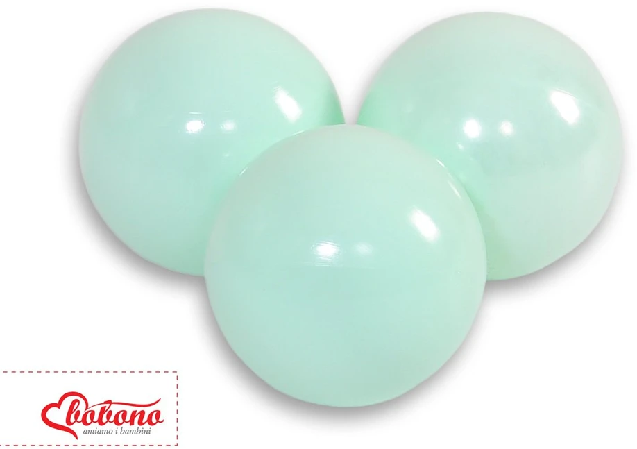 Plastikiniai kamuoliukai sauso baseino 50 vnt. – mėtų spalvos