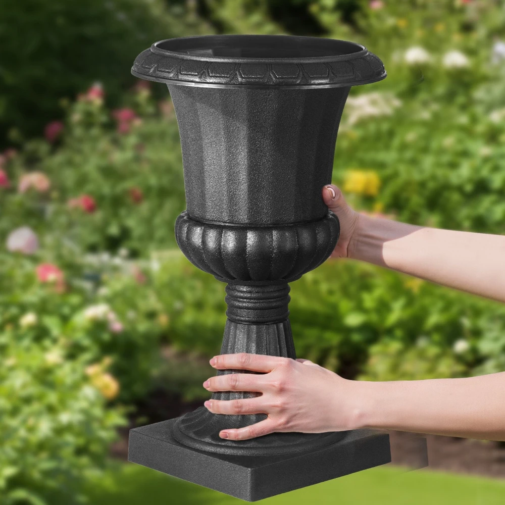 VEVOR Juodi plastikiniai vazono urnos 2vnt
