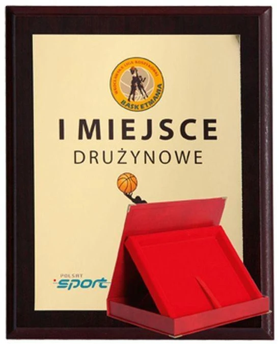Plastikinis diplomas su spalvota lietimui jautria laminuote + dėklas 305x245 mm