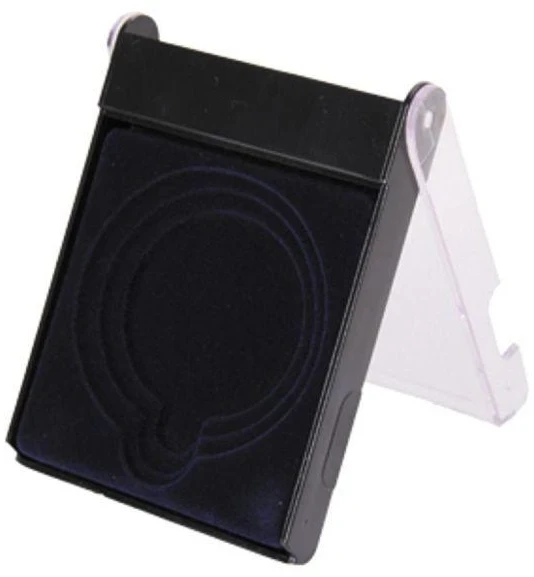 Kelioninis Plastikinis medalių dėklas 70mm 116x84x18mm mėlynas - A005B BK/BU