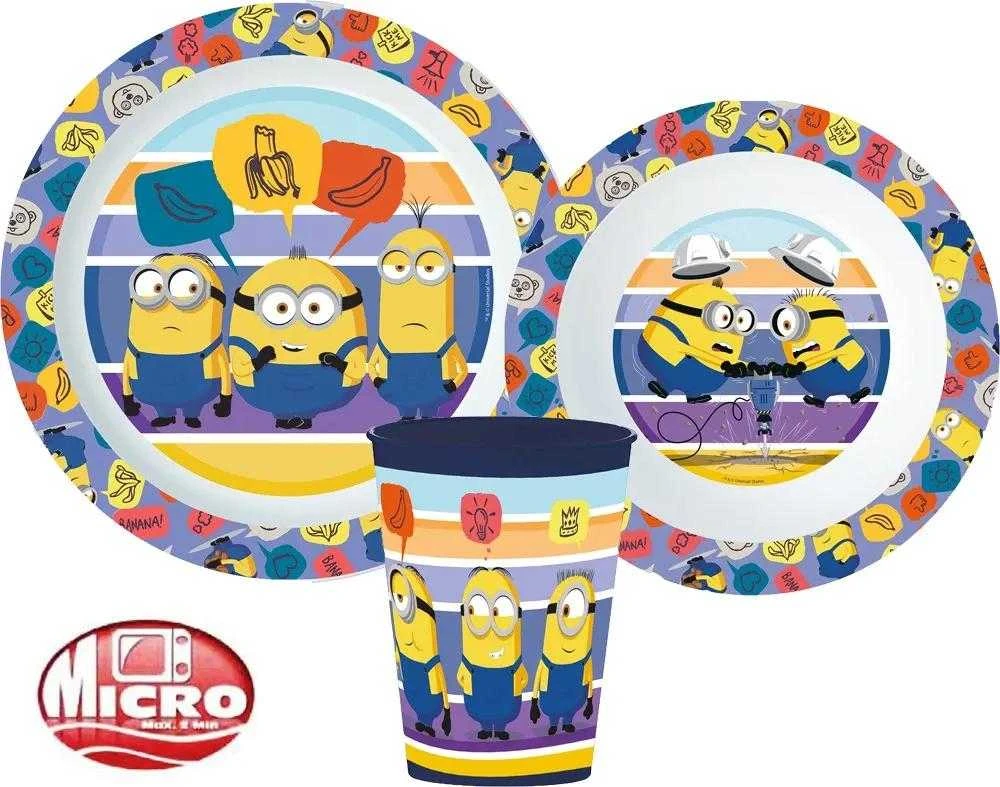 Plastikinių indų rinkinys Minionai ( The Minions )