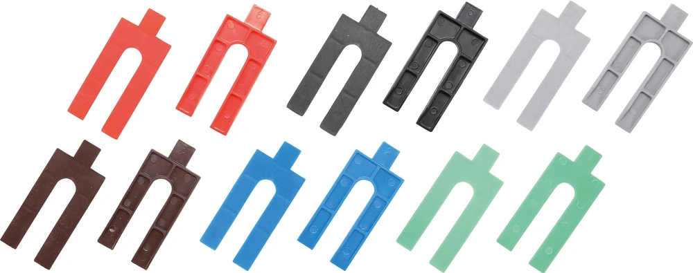 PLASTIKINIŲ RATŲ ATRAMŲ RINKINYS | 24 VNT. (80724)