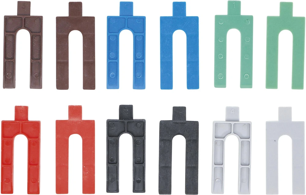 PLASTIKINIŲ RATŲ ATRAMŲ RINKINYS | 24 VNT. (80724)