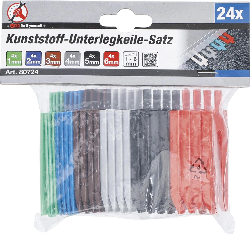 PLASTIKINIŲ RATŲ ATRAMŲ RINKINYS | 24 VNT. (80724)
