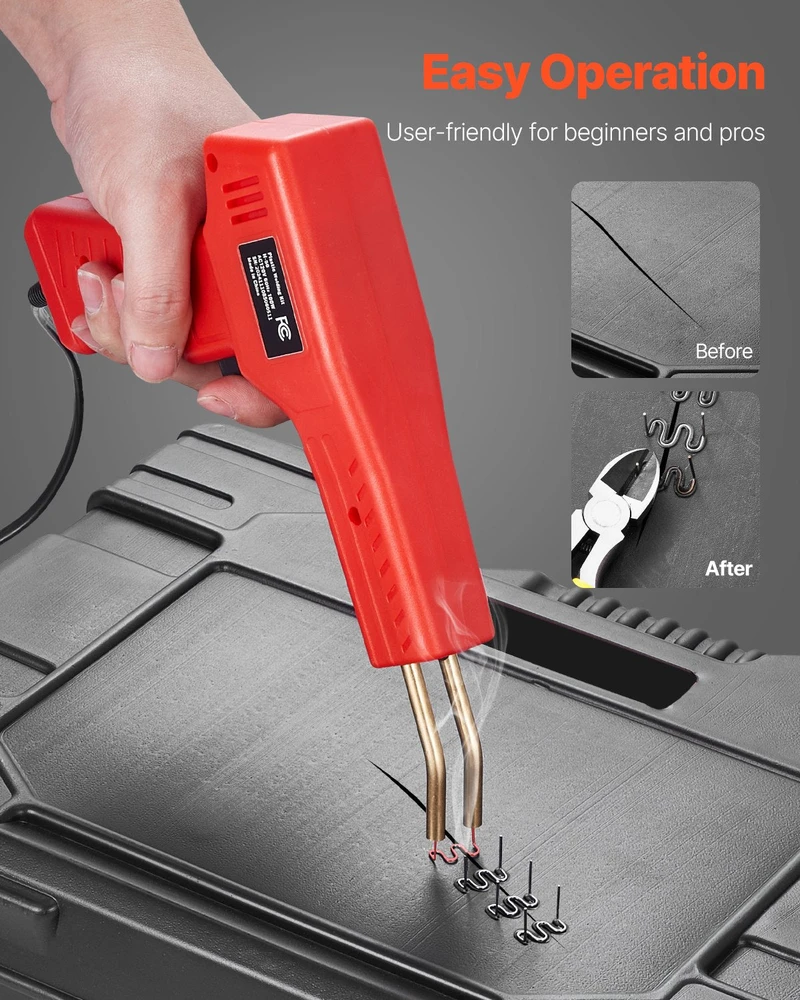 VEVOR Plastiko virinimo aparatas 100W su 800 kabučių