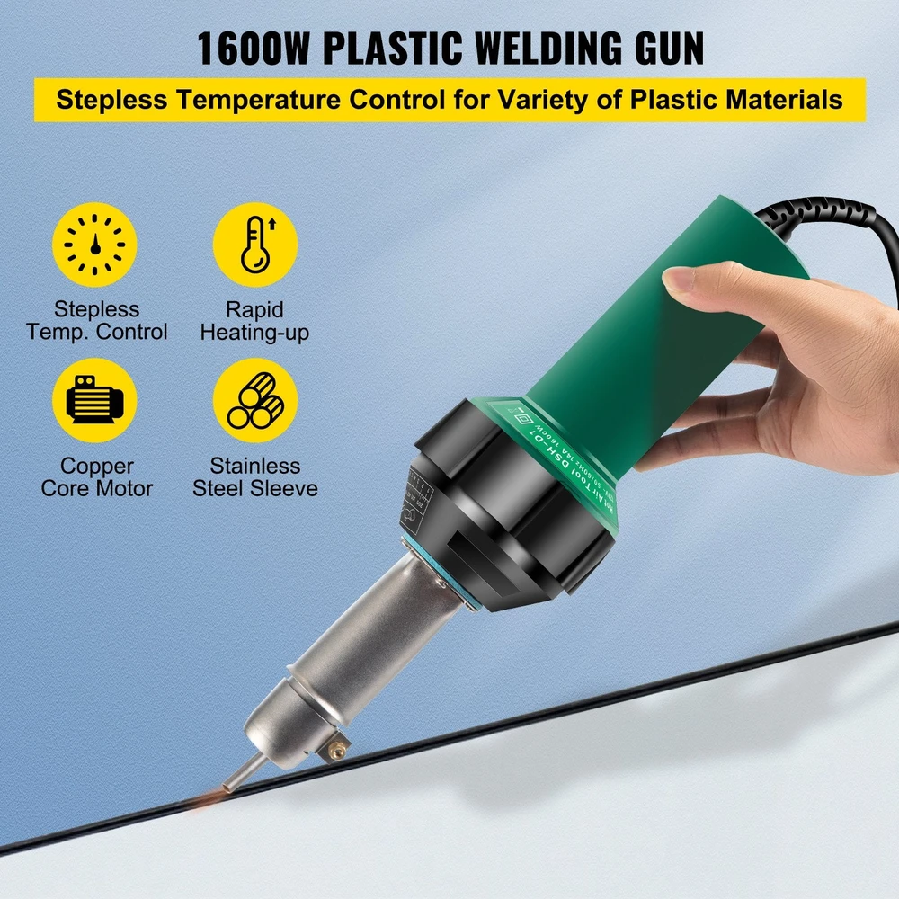VEVOR PVC stoginis suvirintojas, 1600W, 220V