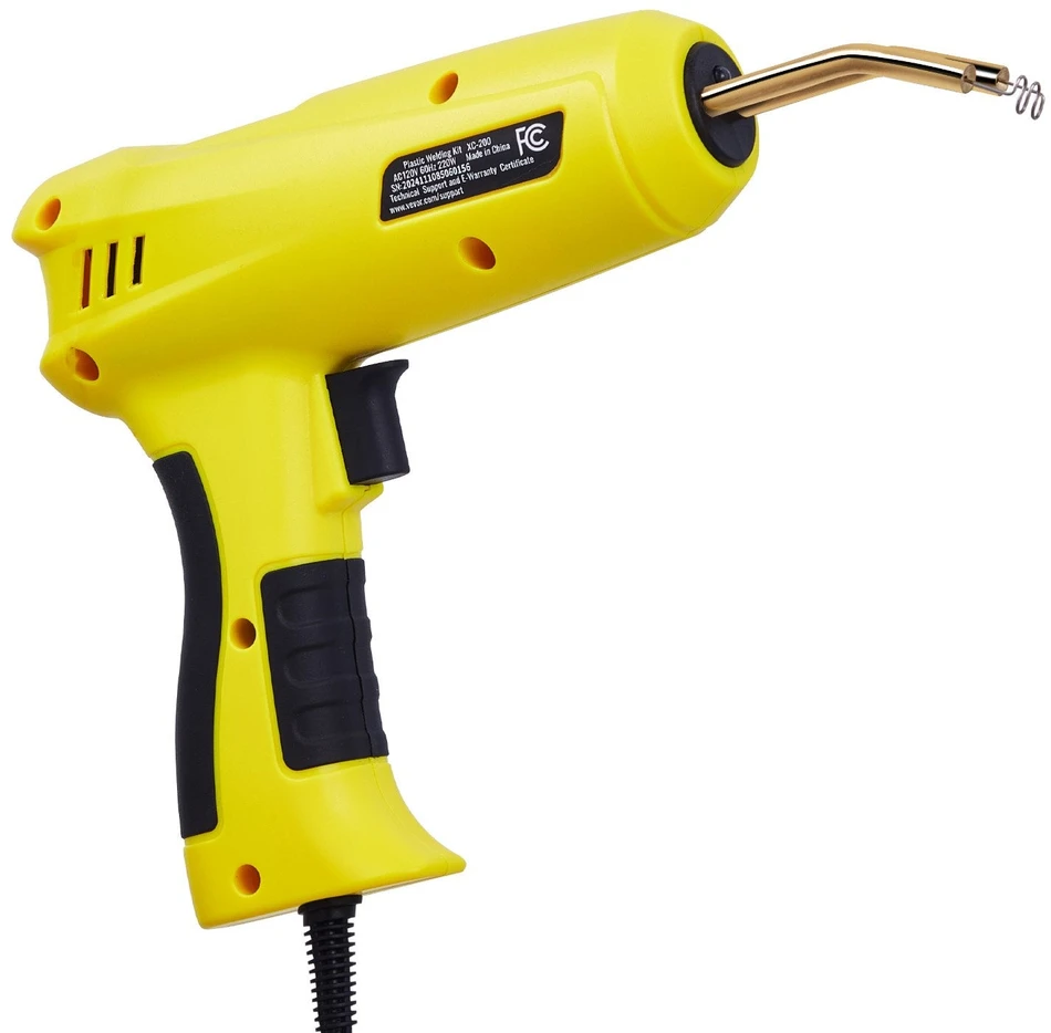 VEVOR Plastiko suvirinimo prietaisas 220W su segtukais ir strypais