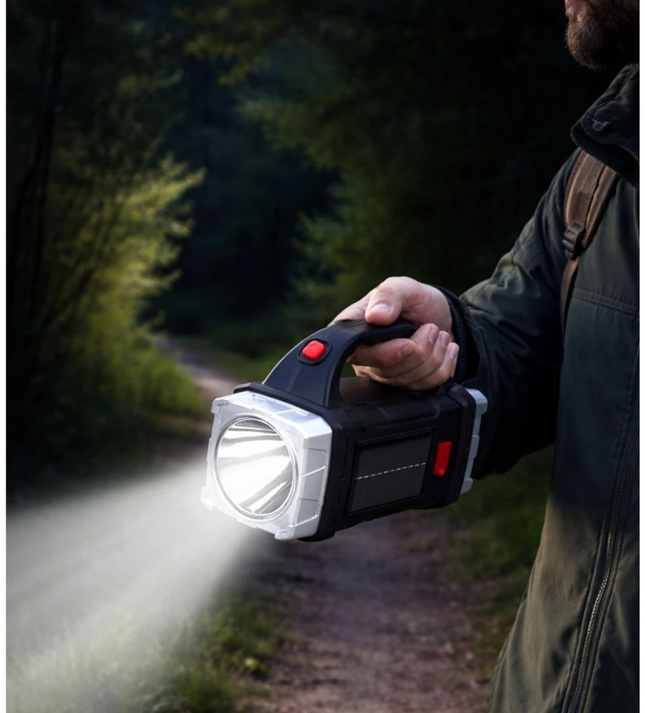 Lean Saulės LED žibintuvėlis 200 × 90 × 135 mm