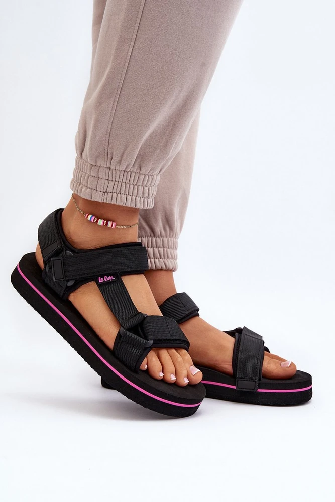 platforminiai sandalai by Lee Cooper LCW 2751L Juodas