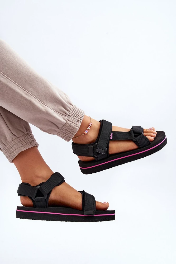 platforminiai sandalai by Lee Cooper LCW 2751L Juodas