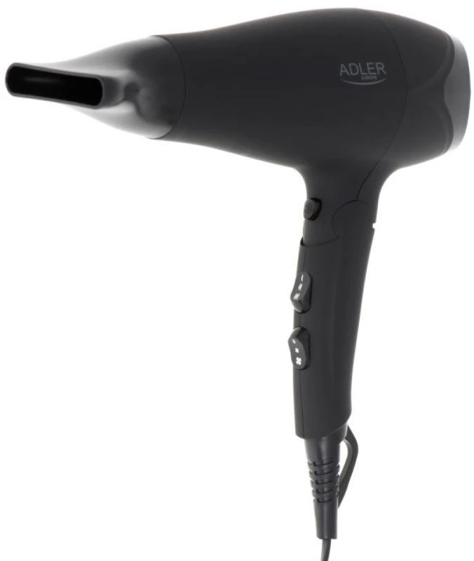 Adler | Plaukų džiovintuvas | AD 2267 | 2100 W | Number of temperature settings 3 | Diffuser nozzle | Juodas