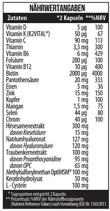 Plaukų kapsulės MST Hair Advanced Formula 60 kapsulių