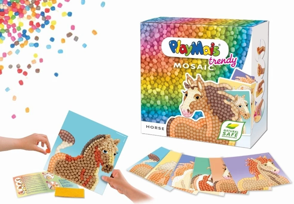 PlayMais žaidimas mozaika 3000, Žirgai