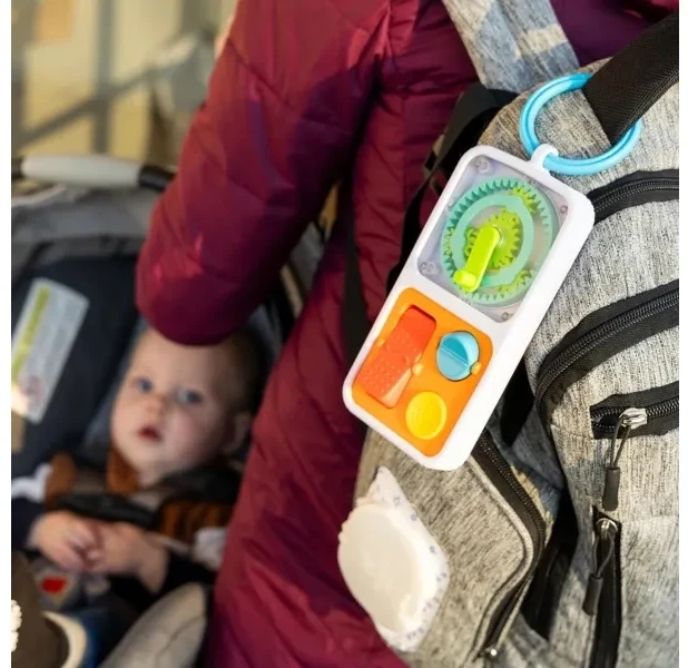 Dėlionė Fat Brain PlayTab Go – kelioninis sensorinis žaislas