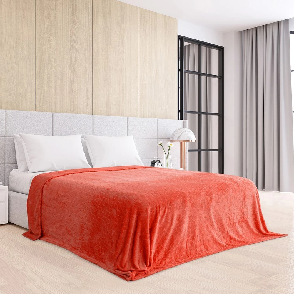 Pledas Nessa AmeliaHome 170 × 210 cm, raudonas