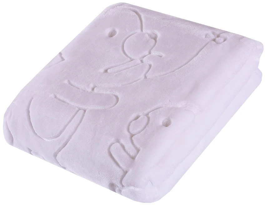 Pledukas su reljefiniu raštu Easy Care, 80 × 110 cm, rožinis