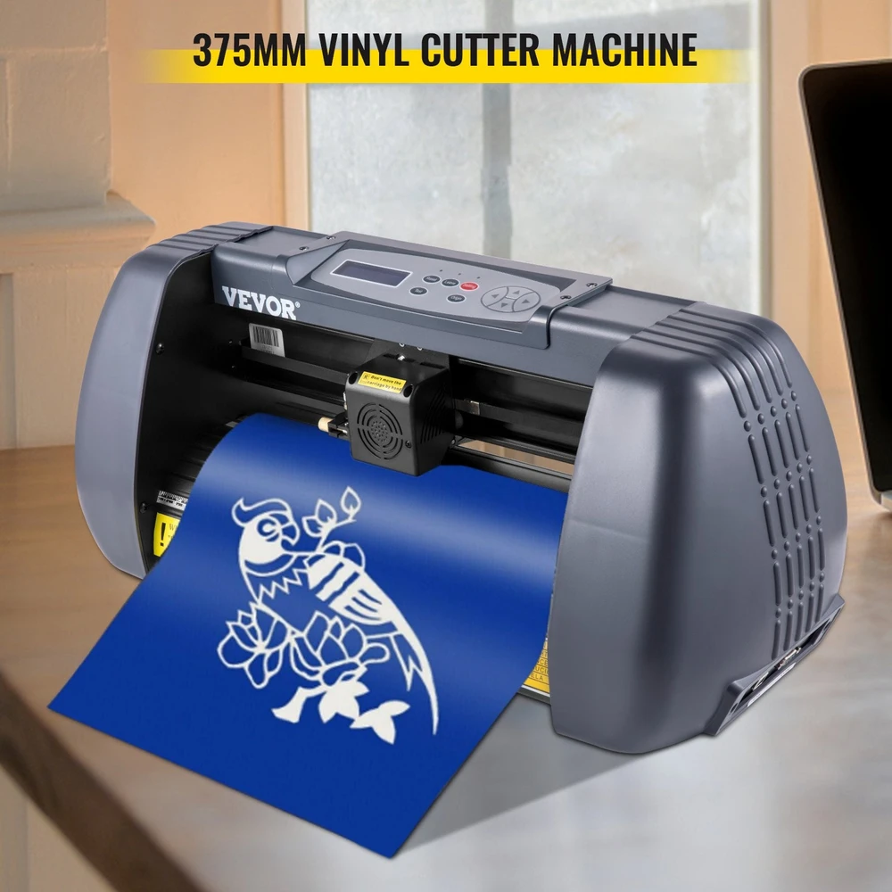 Spausdintuvas VEVOR Vinilo pjaustymo mašina 375 mm pločio