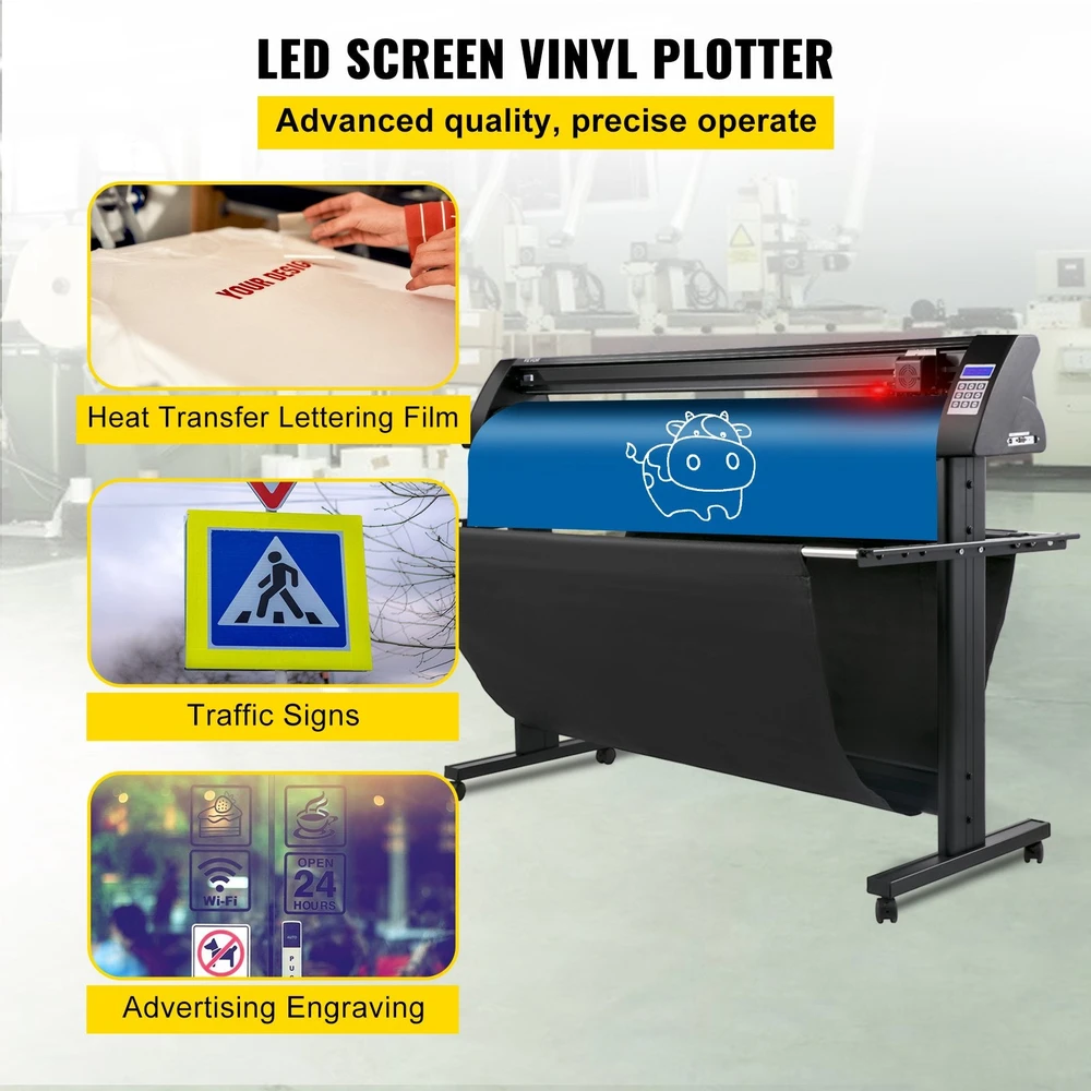 Spausdintuvas VEVOR Vinilo pjaustytuvas su LED ekranu