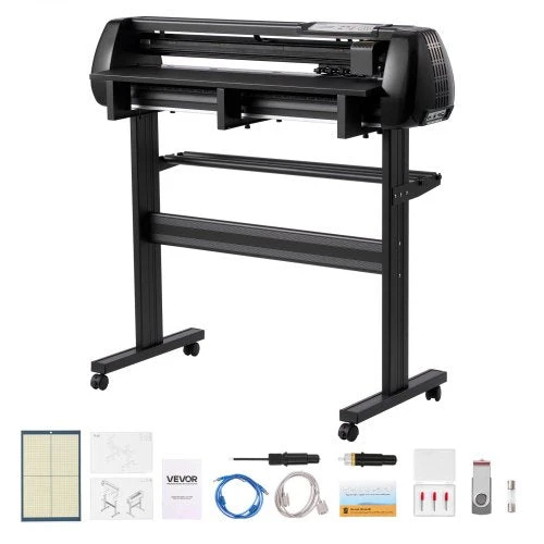 Spausdintuvas VEVOR Vinilo pjovimo staklės 870 mm pločio