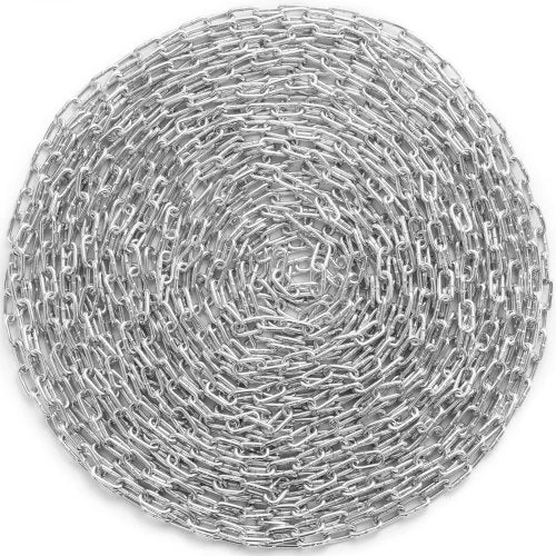 VEVOR Cinkuota plieninė grandinė 5 mm x 30,5 m 498 kg