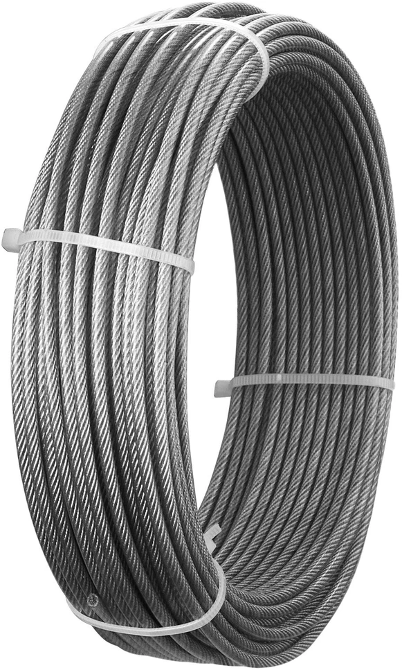 VEVOR 3,2 mm plieninio lyno rinkinys, 30,5 m