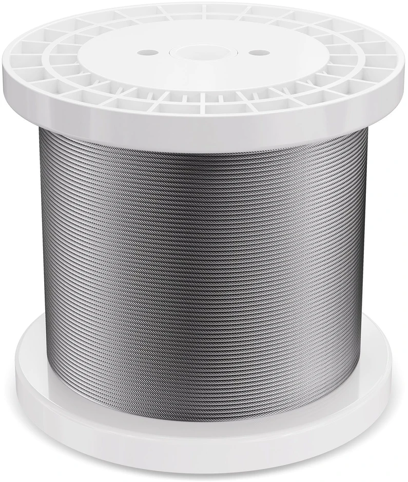VEVOR Nerūdijančio plieno trosas 1/8" 1000 pėdų